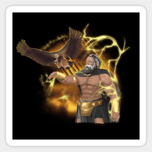 Zeus. King of the gods Sticker